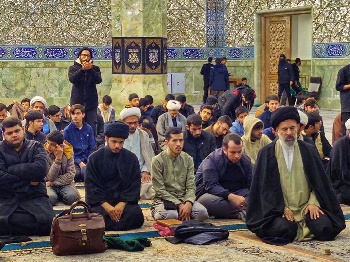 تصاویر/ «مهمانی ملکوت» ویژه برنامه سحرگاهی طلاب حوزه علمیه قم