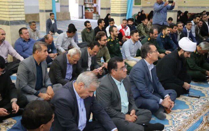 تصاویر/دیدار امام جمعه شهرستان دهلران با  مردم بخش زرین آباد