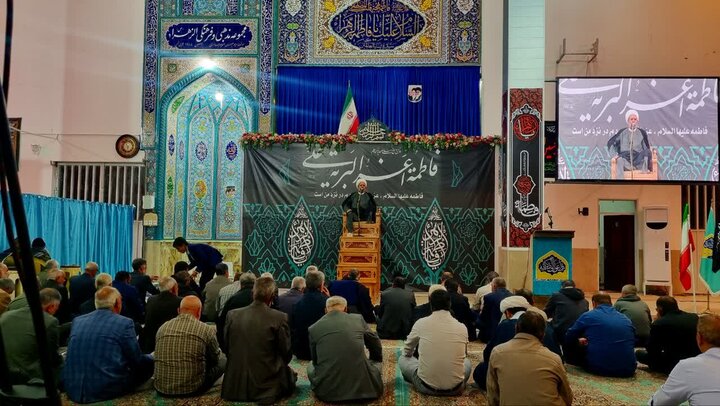 تصاویر/ مراسم عزاداری ایام فاطمیه در رابر