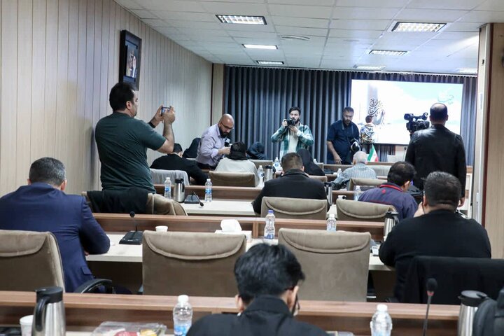 تصاویر/ نشست خبری مسئول روابط عمومی نیروی هوافضای سپاه