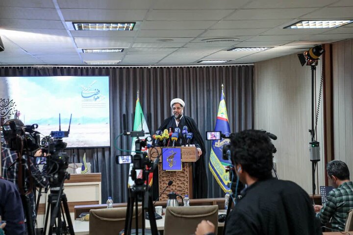 تصاویر/ نشست خبری مسئول روابط عمومی نیروی هوافضای سپاه