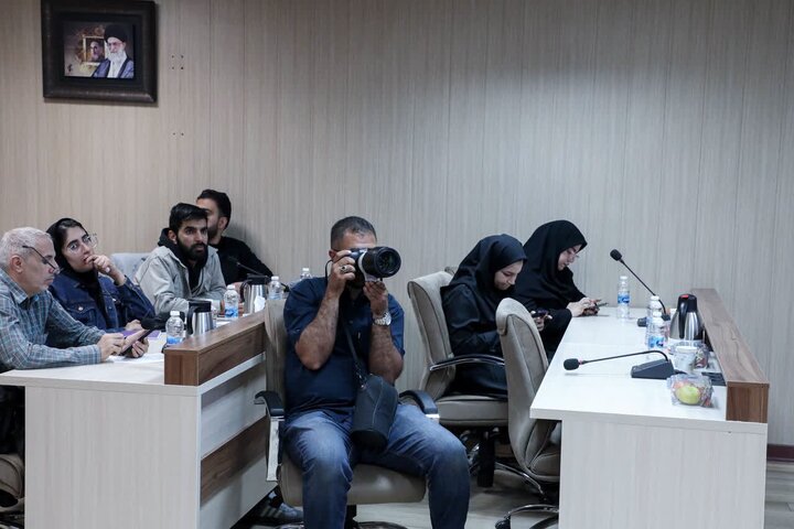 تصاویر/ نشست خبری مسئول روابط عمومی نیروی هوافضای سپاه