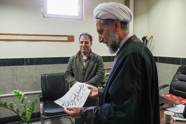 تصاویر / بازدید امام جمعه قزوین از اداره کل فرهنگ وارشاد اسلامی استان قزوین