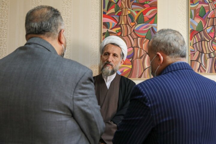 تصاویر / بازدید امام جمعه قزوین از اداره کل فرهنگ وارشاد اسلامی استان قزوین