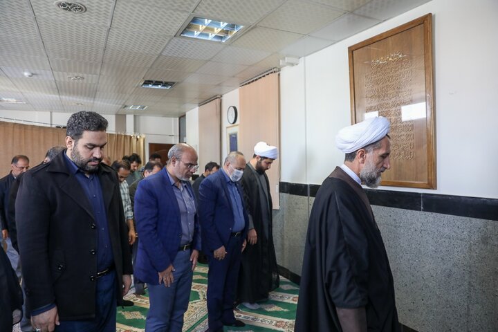 تصاویر / بازدید امام جمعه قزوین از اداره کل فرهنگ وارشاد اسلامی استان قزوین