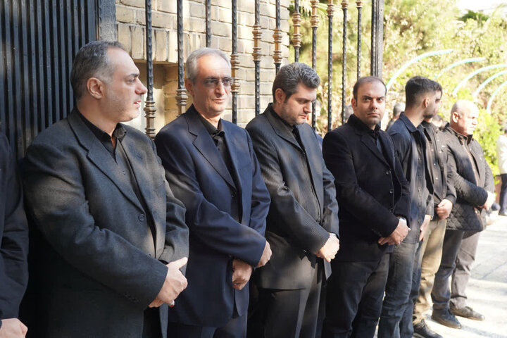 تصاویر/ تشییع پیکر پیرغلام حسینی، مرحوم سید محمد موسوی سجاسی