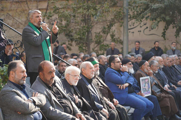 تصاویر/ تشییع پیکر پیرغلام حسینی، مرحوم سید محمد موسوی سجاسی