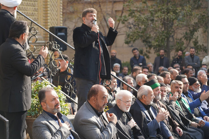 تصاویر/ تشییع پیکر پیرغلام حسینی، مرحوم سید محمد موسوی سجاسی