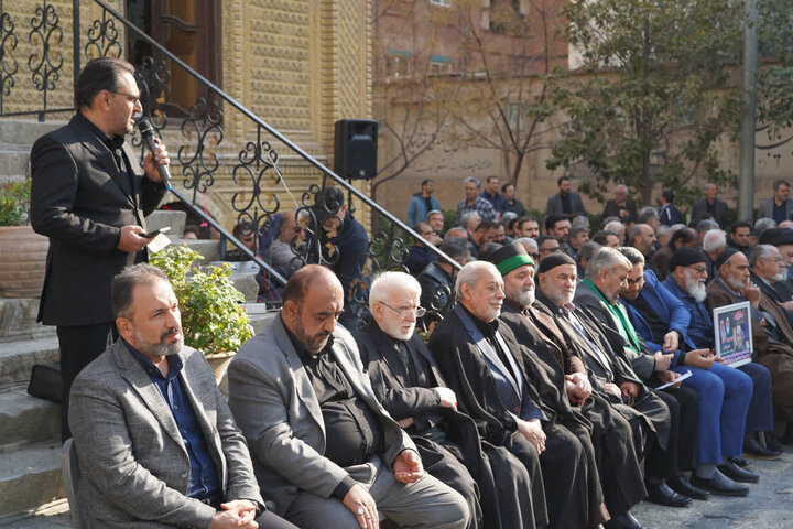 تصاویر/ تشییع پیکر پیرغلام حسینی، مرحوم سید محمد موسوی سجاسی