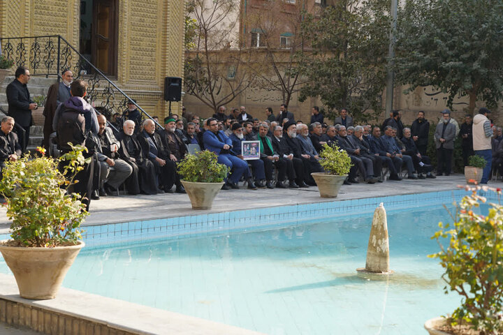 تصاویر/ تشییع پیکر پیرغلام حسینی، مرحوم سید محمد موسوی سجاسی