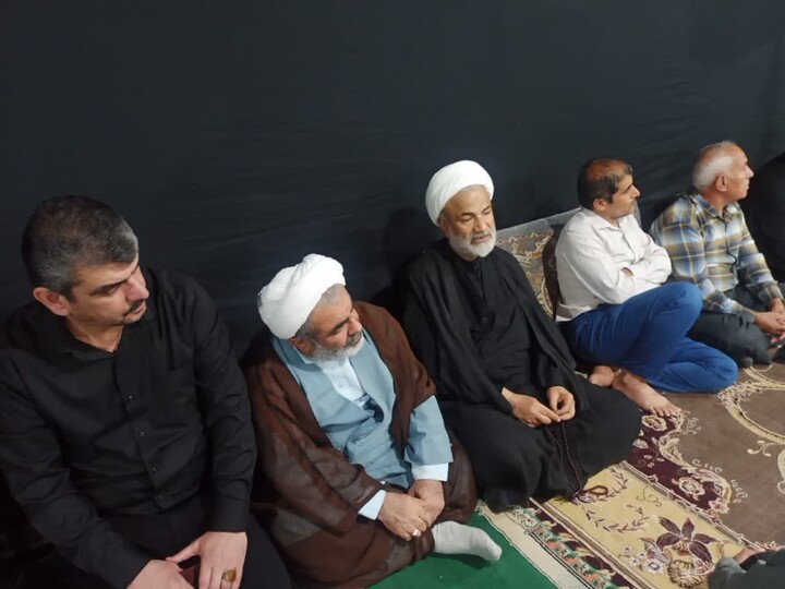 تصاویر/ مراسم عزاداری شهادت حضرت زهرا در آب‌پخش