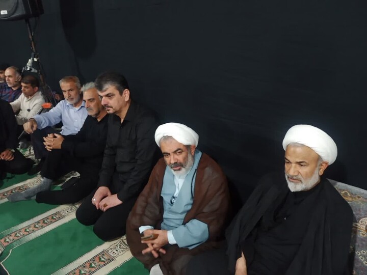 تصاویر/ مراسم عزاداری شهادت حضرت زهرا در آب‌پخش