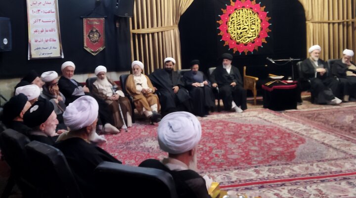 تصاویر/ اجتماع بزرگ مبلغین در مسجد مهدیه