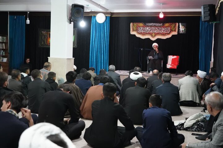 تصاویر/ عزاداری ایام فاطمیه در مدرسه علمیه امام محمدباقر (علیه‌السلام) شاهین دژ