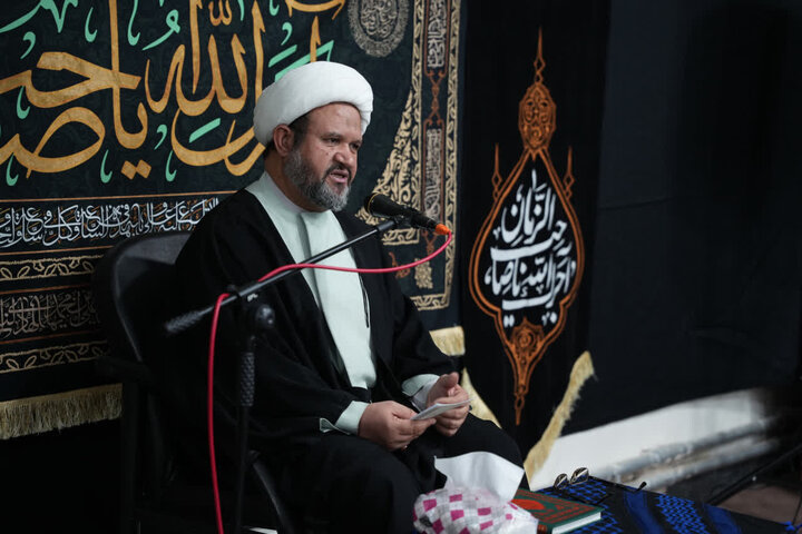 تصاویر/ مراسم عزاداری ایام فاطمیه در مدرسه علمیه امام صادق (ع) نقده