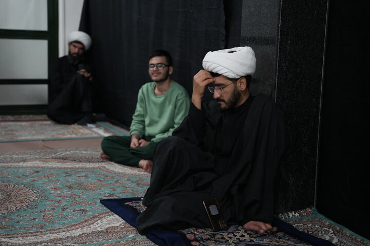تصاویر/ مراسم عزاداری ایام فاطمیه در مدرسه علمیه امام صادق (ع) نقده