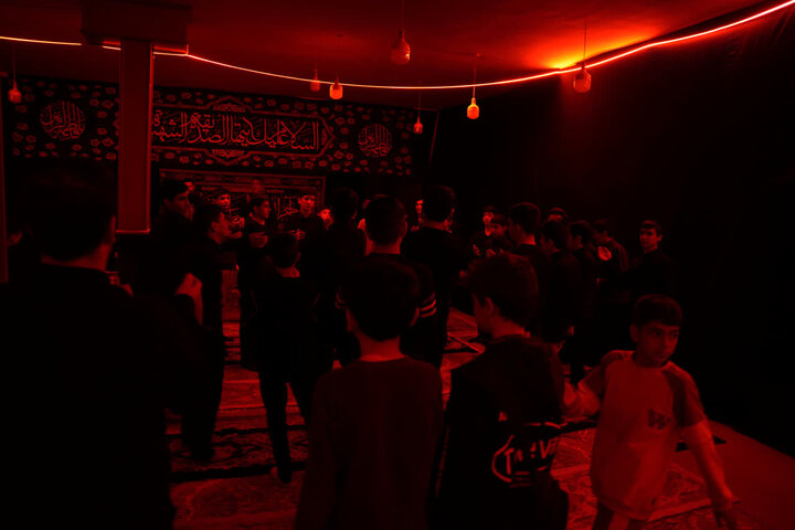 تصاویر/ مراسم عزاداری ایام فاطمیه در مدرسه علمیه امام صادق (ع) نقده