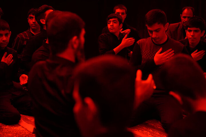 تصاویر/ مراسم عزاداری ایام فاطمیه در مدرسه علمیه امام صادق (ع) نقده