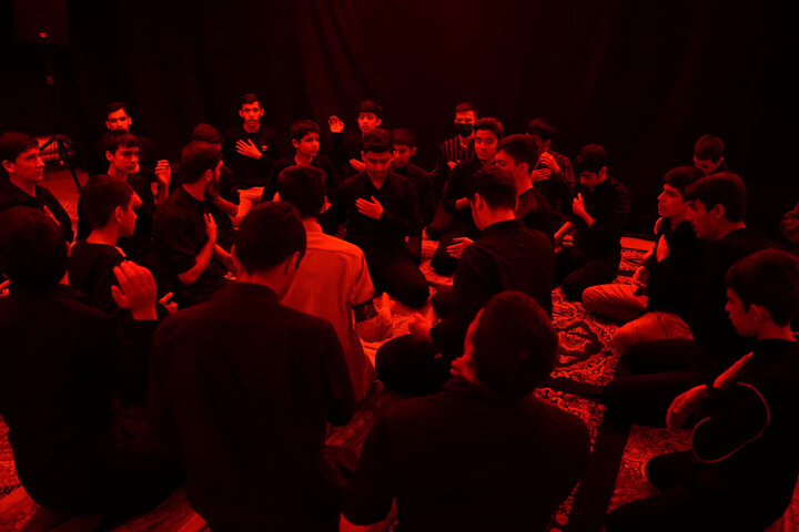 تصاویر/ مراسم عزاداری ایام فاطمیه در مدرسه علمیه امام صادق (ع) نقده