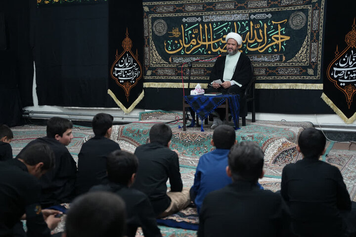 تصاویر/ مراسم عزاداری ایام فاطمیه در مدرسه علمیه امام صادق (ع) نقده