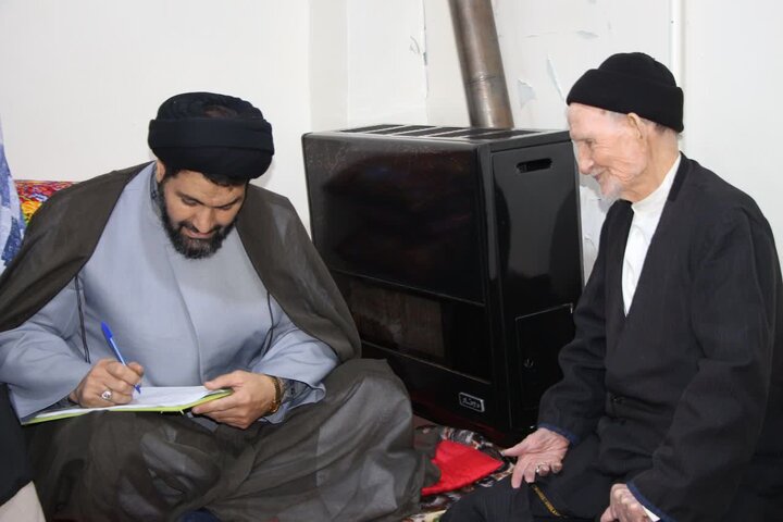 تصاویر/ عیادت و سرکشی مسئولین مرکز خدمات حوزه علمیه آذربایجان غربی از روحانیون معمر شهرستان خوی