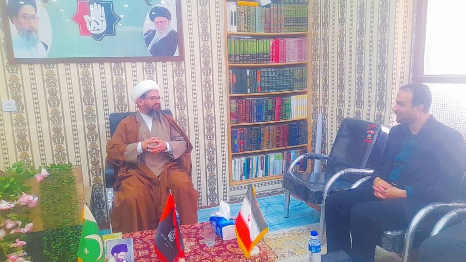 قم المقدسہ کے ایس ایس پی برائے امورِ مہاجرین کا دفترِ قائدِ ملت جعفریہ کا دورہ؛ طلاب و زائرین کے مسائل کے حل کی یقین دہانی