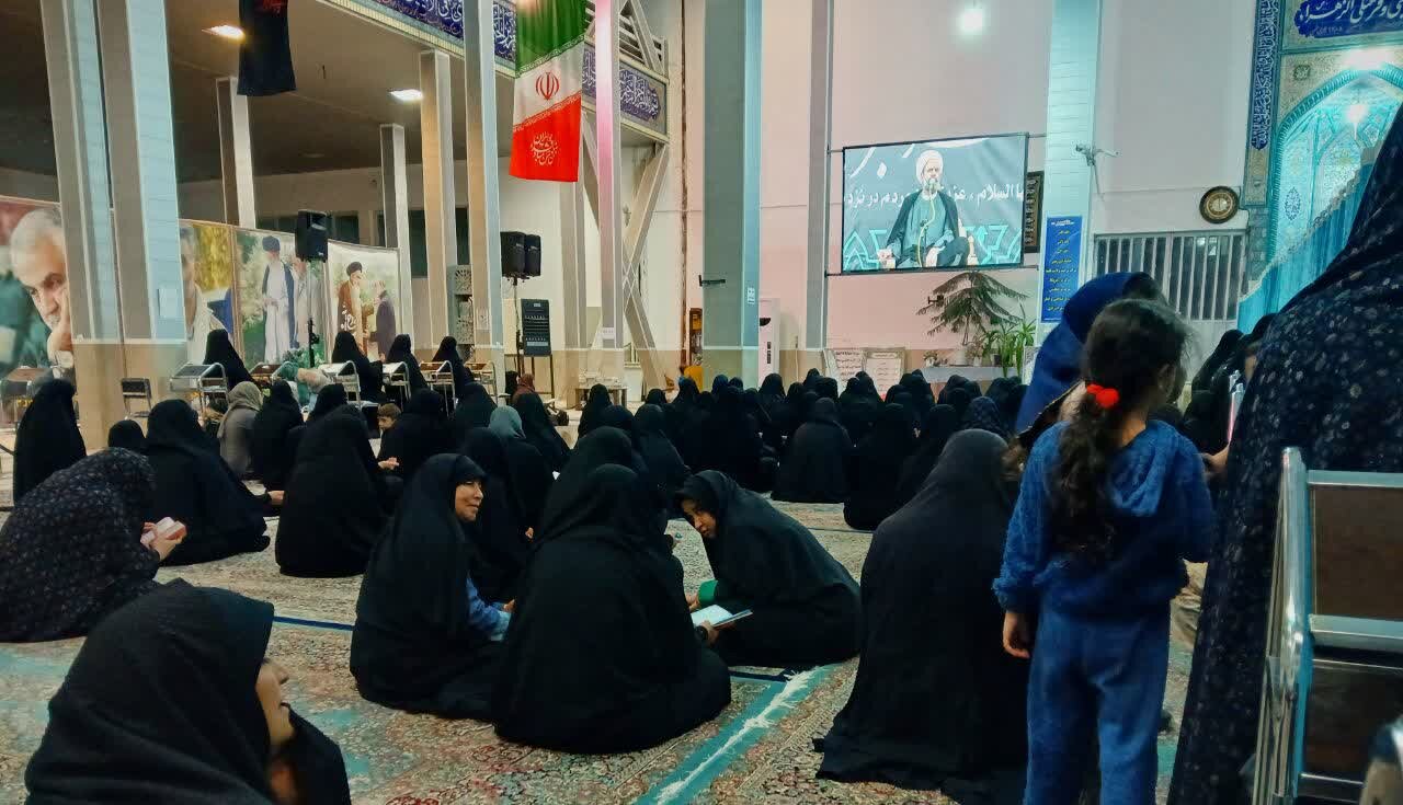 تصاویر/ مراسم عزاداری ایام فاطمیه در رابر