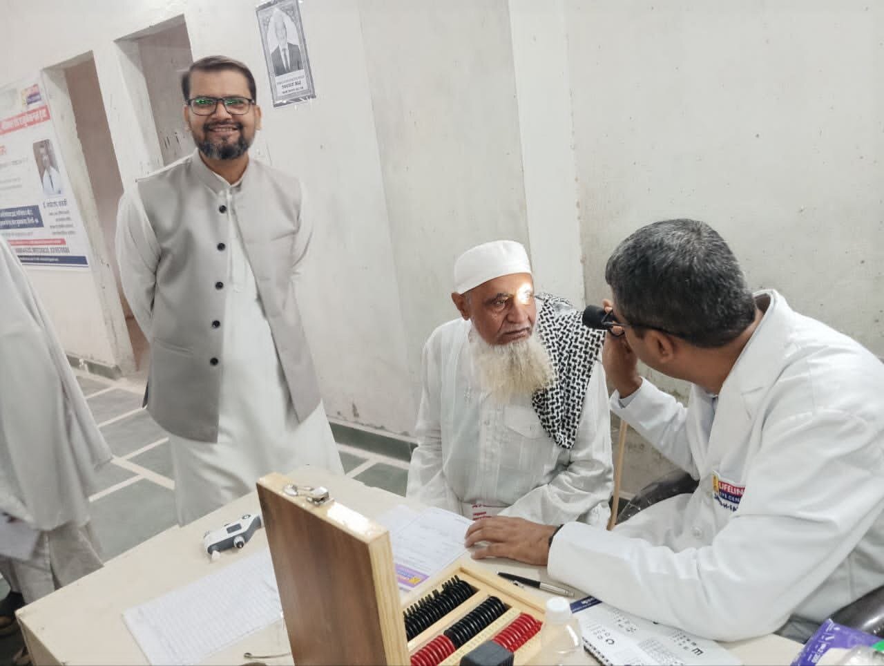 दिल्ली के पुराने मुस्तफाबाद में निःशुल्क नेत्र शिविर का सफलतापूर्वक आयोजन - 240 लोगों की जांच की गई, विद्वानों ने भाग लिया, और अधिक शिविरों की घोषणा की गई