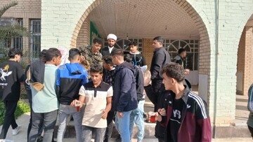 تصاویر/ فعالیت طلاب و روحانیون مدرسه علمیه رضویه هویزه در ایام فاطمیه