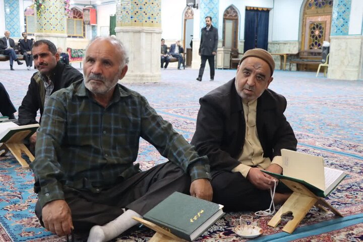 تصاویر/ برگزاری سی‌ و پنجمین جلسه تفسیر قرآن کریم در مسجد جامع مجومرد