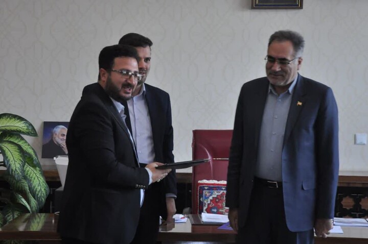 تصاویر/ آیین تکریم و معارفه رئیس اداره اوقاف و امور خیریه شهرستان مرند