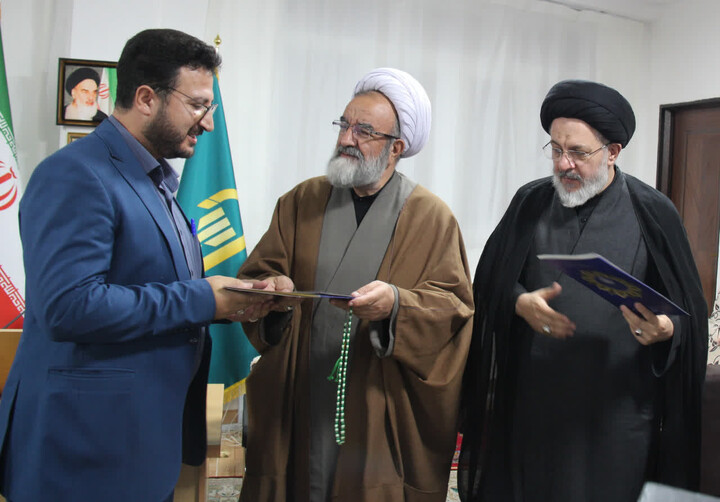 تصاویر/ آیین تکریم و معارفه رئیس اداره اوقاف و امور خیریه شهرستان مرند