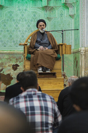 تصاویر/ درس اخلاق حجت الاسلام والمسلمین یزدان پناه در مسجد شهید مطهری