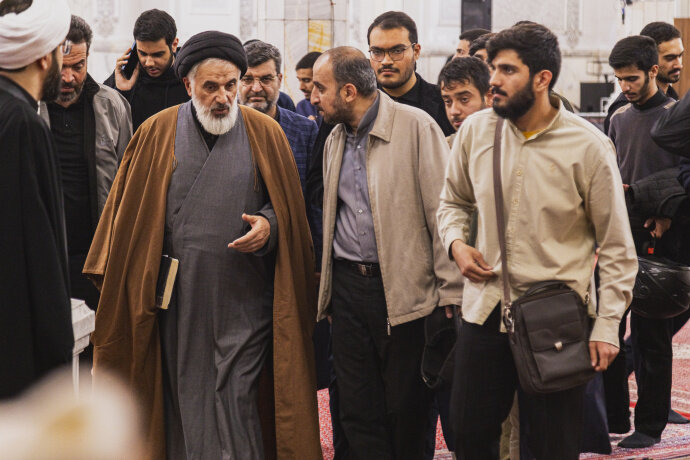 تصاویر/ درس اخلاق حجت الاسلام والمسلمین یزدان پناه در مسجد شهید مطهری