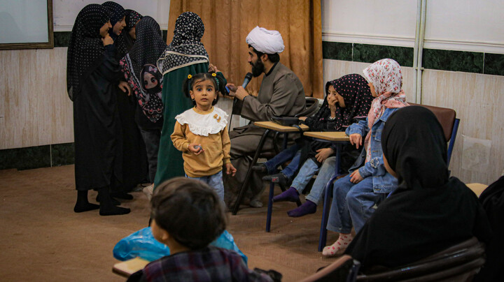 تصاویر/برگزاری مراسم فاطمیه در مدرسه علمیه آیت‌الله دامغانی همدان