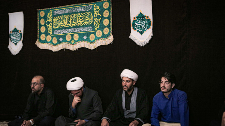 تصاویر/برگزاری مراسم فاطمیه در مدرسه علمیه آیت‌الله دامغانی همدان