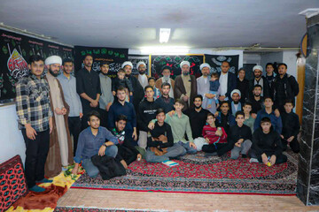 تصاویر/ مراسم عزاداری حضرت زهرا(س) در منزل مدیر حوزه علمیه استان همدان