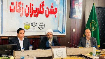 گلریزان زکات شهرستان نظرآباد به نیت ساخت مسکن برای نیازمندان برگزار شد