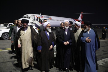 تصاویر/ استقبال از آیت الله اعرافی در اهواز