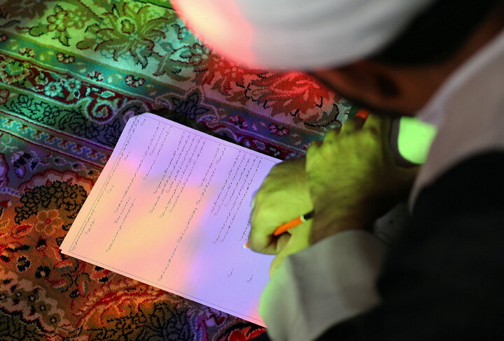 تصاویر/ مرحله استانی مسابقات علمی (المپیاد) حوزه علمیه قم