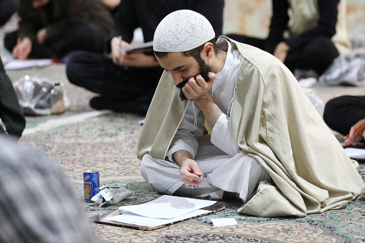 تصاویر/ مرحله استانی مسابقات علمی (المپیاد) حوزه علمیه قم