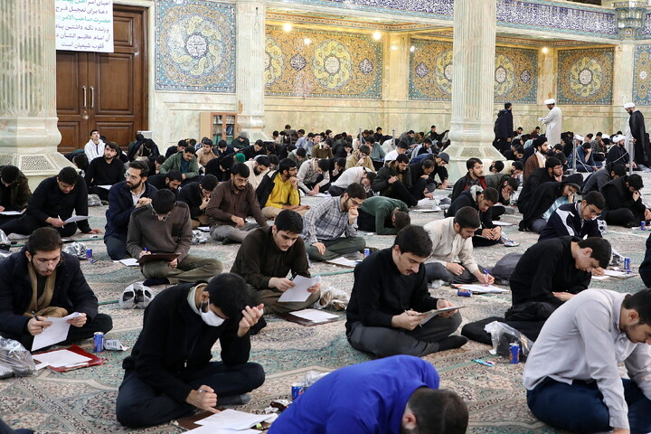 تصاویر/ مرحله استانی مسابقات علمی (المپیاد) حوزه علمیه قم