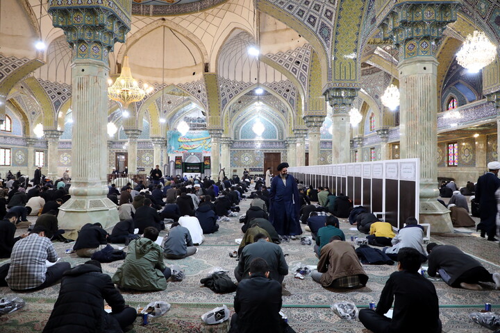 تصاویر/ مرحله استانی مسابقات علمی (المپیاد) حوزه علمیه قم