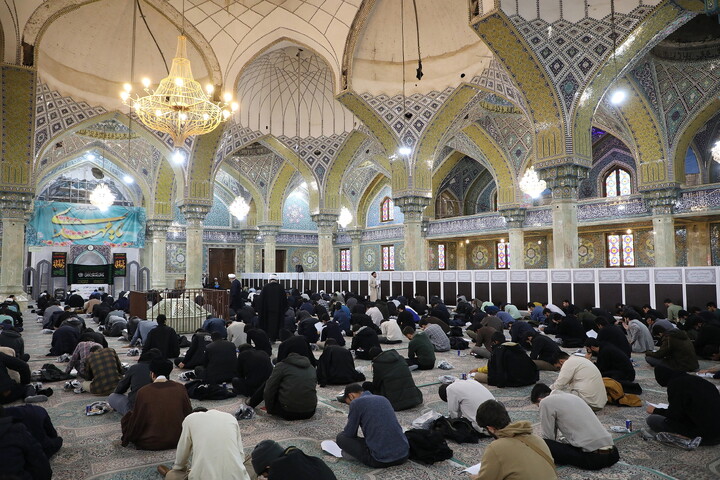 تصاویر/ مرحله استانی مسابقات علمی (المپیاد) حوزه علمیه قم