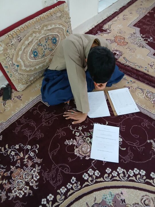 تصاویر/ مرحله استانی المپیاد طلاب مدارس علمیه آران و بیدگل