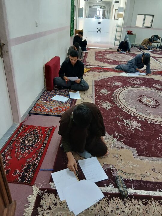 تصاویر/ مرحله استانی المپیاد طلاب مدارس علمیه آران و بیدگل