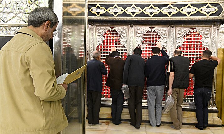 تصاویر/ جلسه تحکیم خانواده و قرائت دعای توسل در حرم حضرت عبدالعظیم(ع)