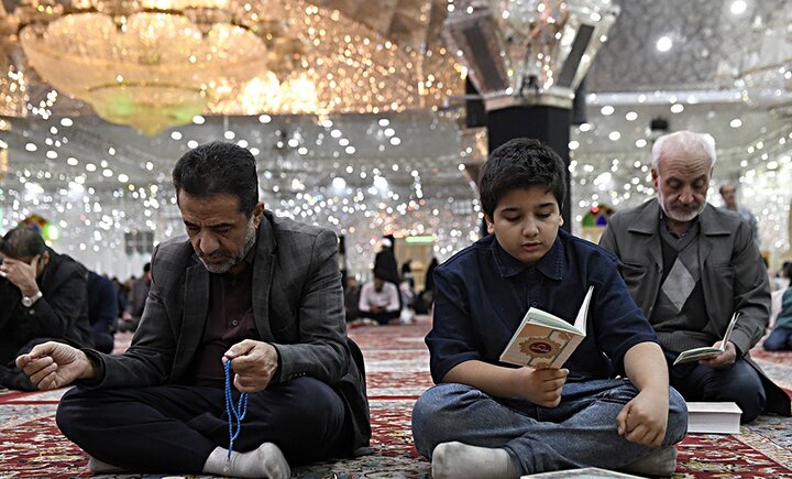 تصاویر/ جلسه تحکیم خانواده و قرائت دعای توسل در حرم حضرت عبدالعظیم(ع)