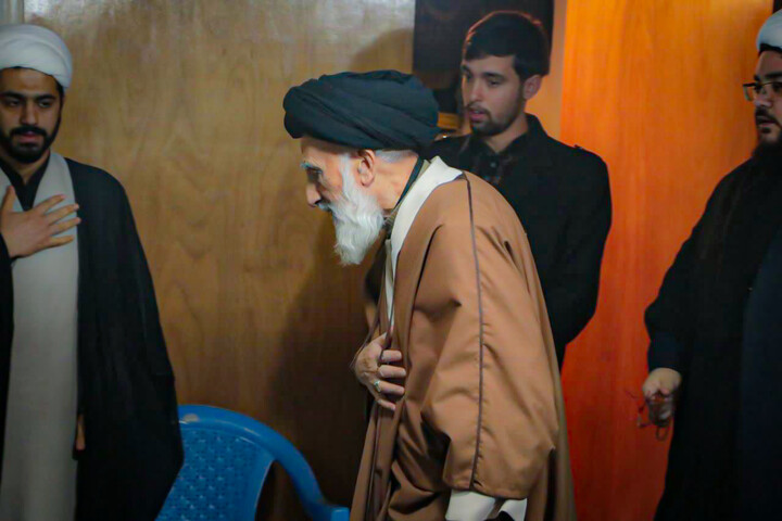 مراسم عزاداری حضرت زهرا(س) در منزل مدیر حوزه علمیه استان همدان