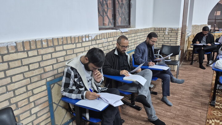 تصاویر/ برگزاری المپیاد طلاب علمیه آیت‌الله ابوتراب امامی کاشانی